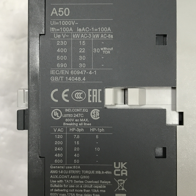 ABB Contactor A50-30-11 