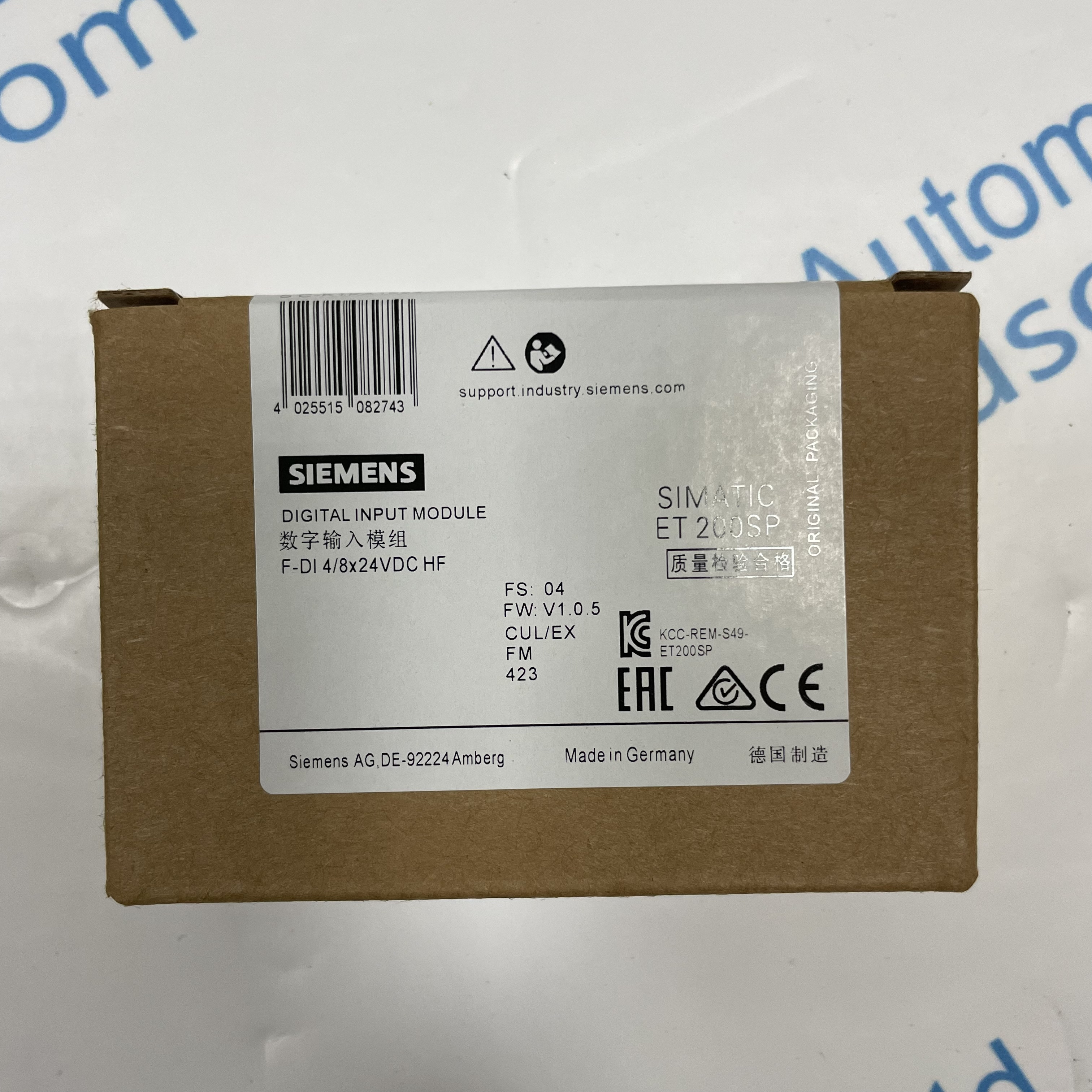 SIEMENS analog input module 6ES7136-6BA00-0CA0