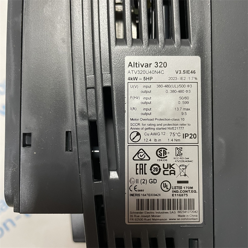 Schneider inverter ATV320U40N4C 