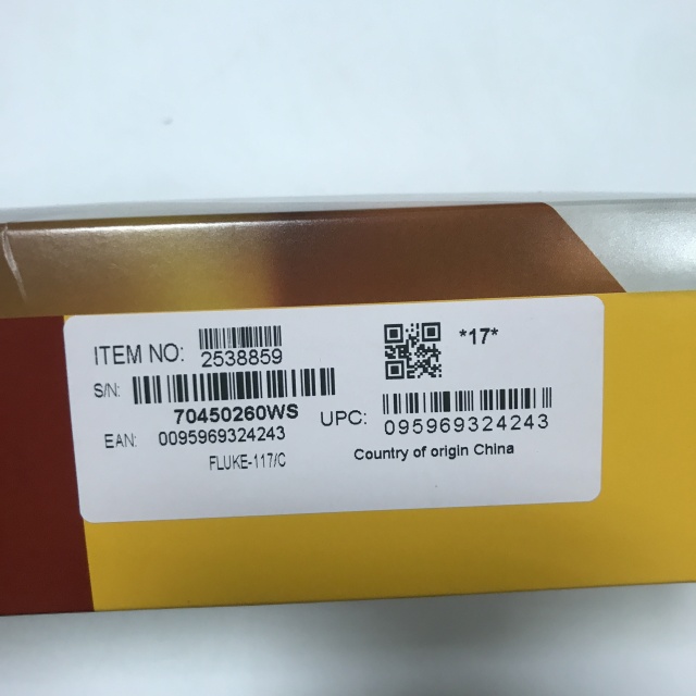 Fluke True RMS digital multimeter 117C