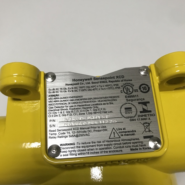 Honeywell gas detector SPXCDUSNTXF