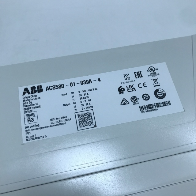 ABB inverter ACS580-01-039A-4