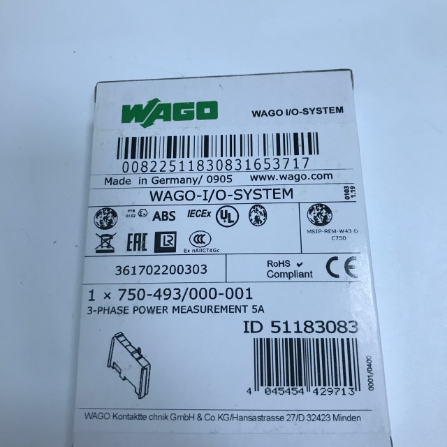 WAGO Analog output module 750-493 000-001