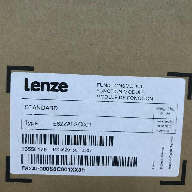 LENZE IO module E82ZAFSC001