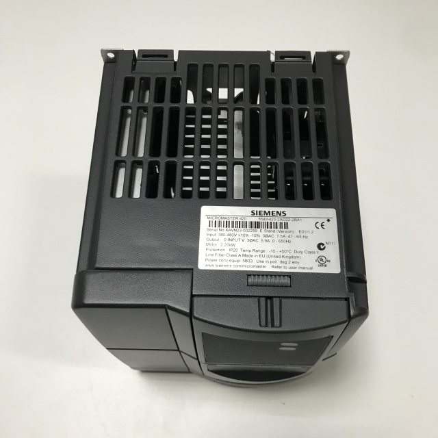 SIEMENS frequency converter 6SE6420-2AD22-2BA1