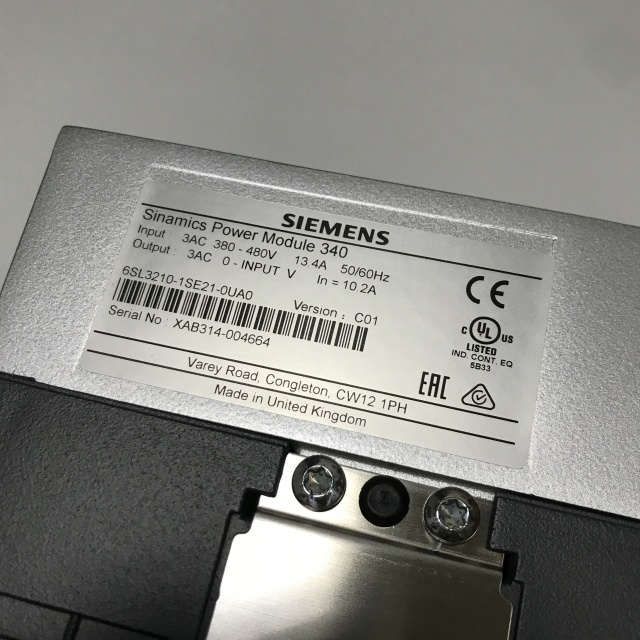 SIEMENS frequency converter 6SL3210-1SE21-0UA0