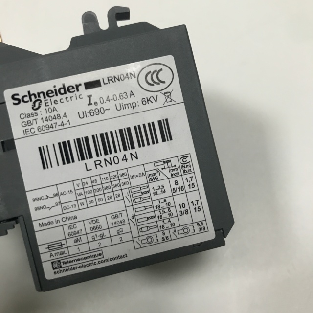 Schneider Thermal overload relay LRN04N