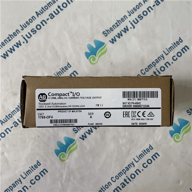 Allen Bradley PLC control module 1769-OF4 
