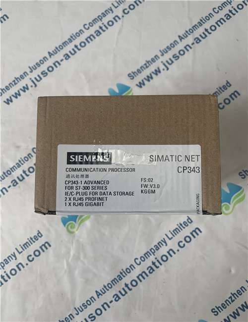 SIEMENS 6GK7343-1GX31-0XE0 Communications processor CP 343-1 Advanced for  connection of SIMATIC S7-300 CPU to Industrial Ethernet: PROFINET IO  controller a./o. IO device; from China manufacturer Shenzhen Juson  Automation Company Limited
