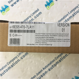 Siemens 6ES5470-7LA11 SIMATIC S5 470 ANALOG OUTPUT MODULE FLOATING 8 OUTPUTS, +- 10 V, 0 TO 20 MA BLOCK DESIGN AVAILABLE AS A SPARE PART ONLY!