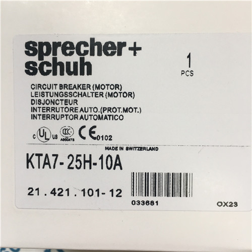 Sprecher+schuh KTA7-25H-10A Relay