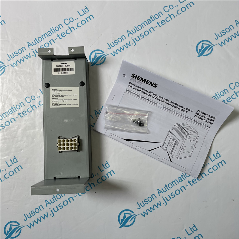 SIEMENS air circuit breaker accessory 3WX3641-0JB00 Overcurrent release for 3WN6 Version B, AZN with LED-triggered indicator with test function Basic function