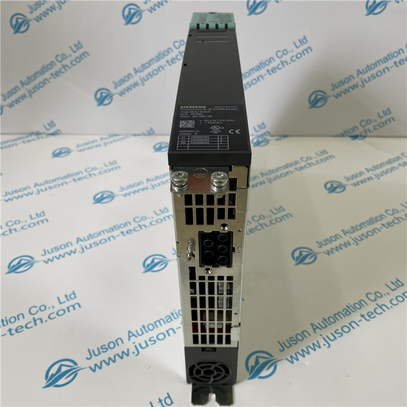 SIEMENS inverter 6SL3120-1TE21-8AA3 SINAMICS S120 Single Motor Module input: 600 V DC output: 400 V 3 AC, 18 A type of construction: booksize internal air cooling 