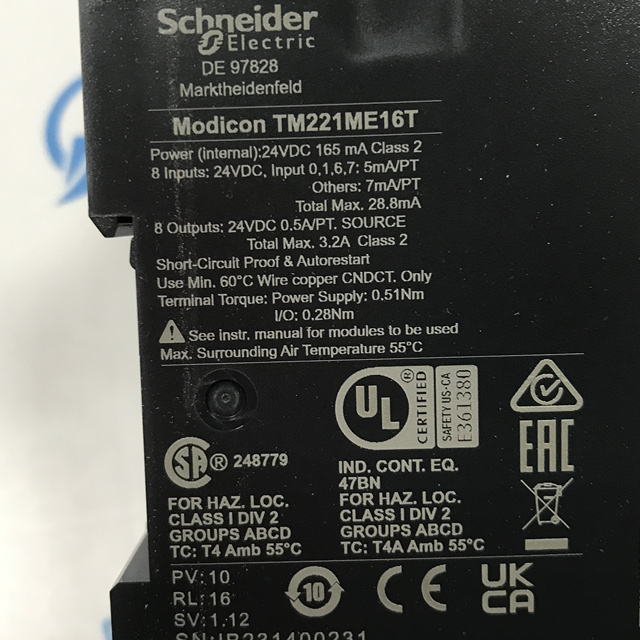 Schneider Programmable controller TM221ME16T 