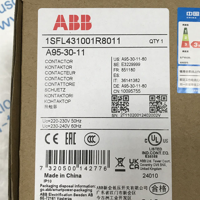 ABB Contactor A95-30-11