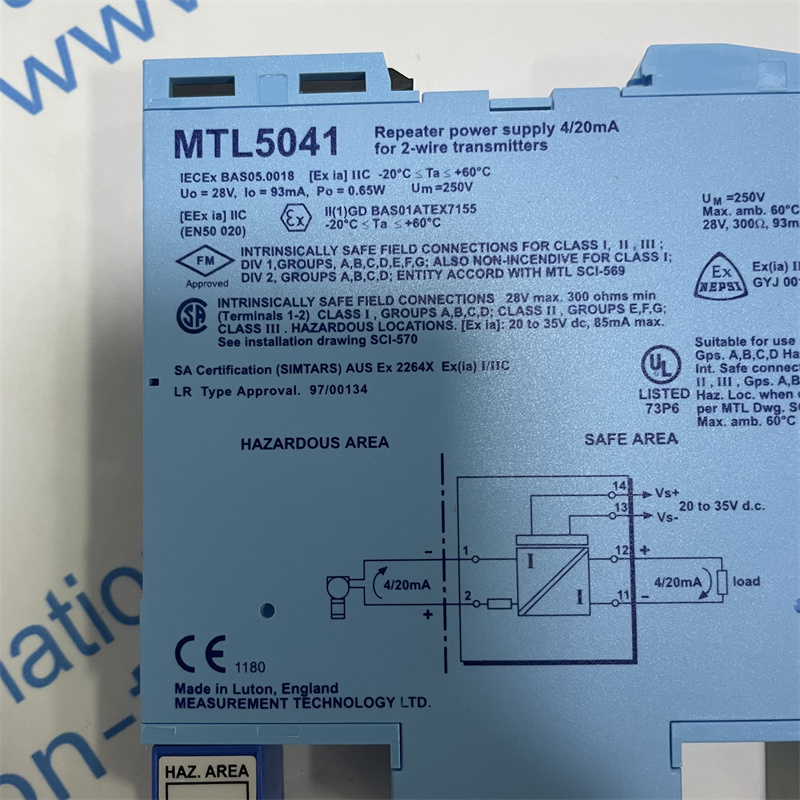MTL Safety barrier MTL5041