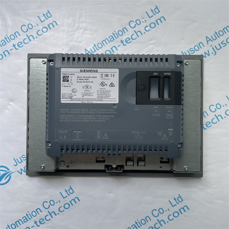 SIEMENS Smart Panel 6AV2124-0JC01-0AX0 SIMATIC HMI TP900 Comfort, Comfort Panel, touch operation