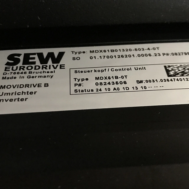 SEW inverter MDX61B01320-503-4-0T