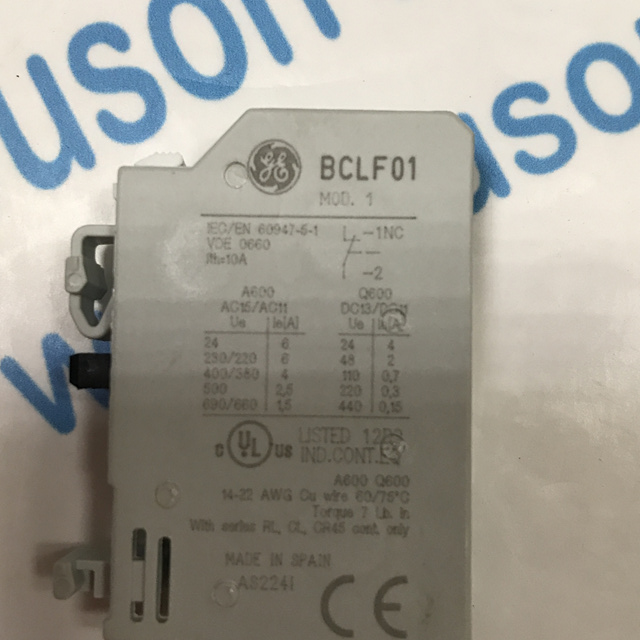 GE auxiliary contact BCLF01 