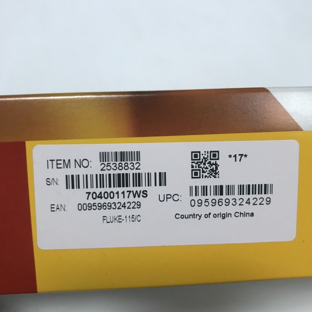 Fluke True RMS digital multimeter 115C
