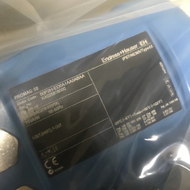E+H Mass flowmeter 50P2H-ED0A1AA0ABAA