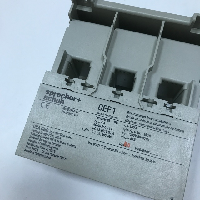 Sprecher+Schuh contactor CEF1-11