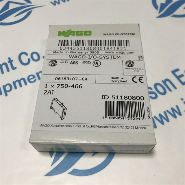 WAGO Input and output modules 750-466 