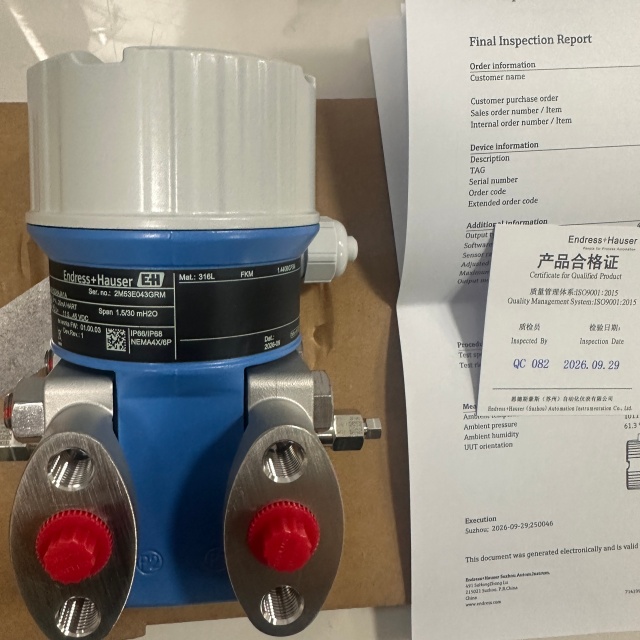 Endress + Hauser Differential pressure transmitter PMD55-AA21BA67HGDHAJA1A