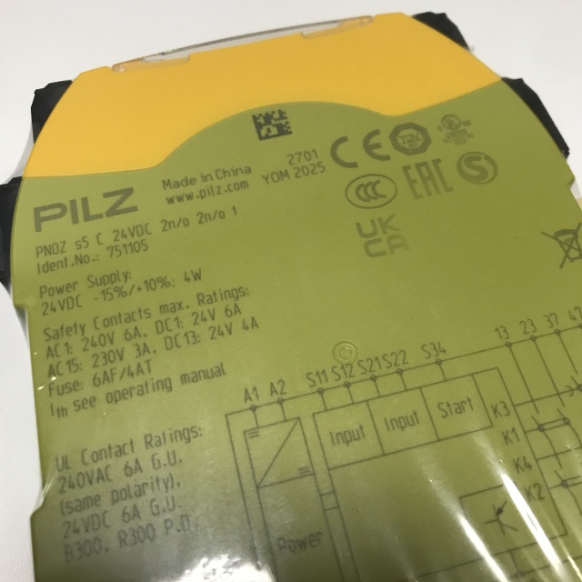 Pilz Independent safety relay 751105
