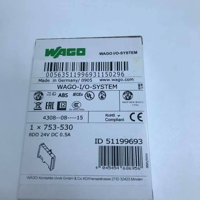 WAGO Digital output module 753-530