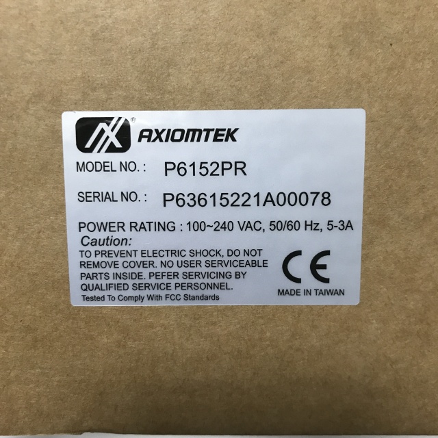 Axiomtek touch screen P6152PR