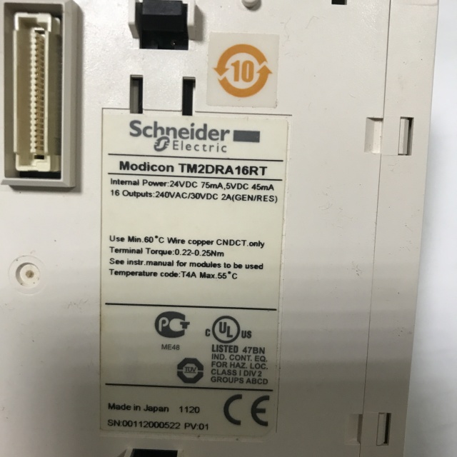 Schneider PLC Programming module TM2DRA16RT