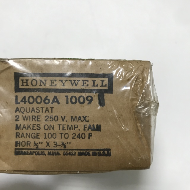 Honeywell temperature switch L4006A1009
