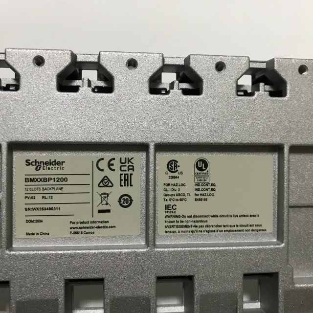 Schneider card BMXXBP1200 