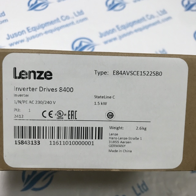 LENZE inverter E84AVSCE1522SB0