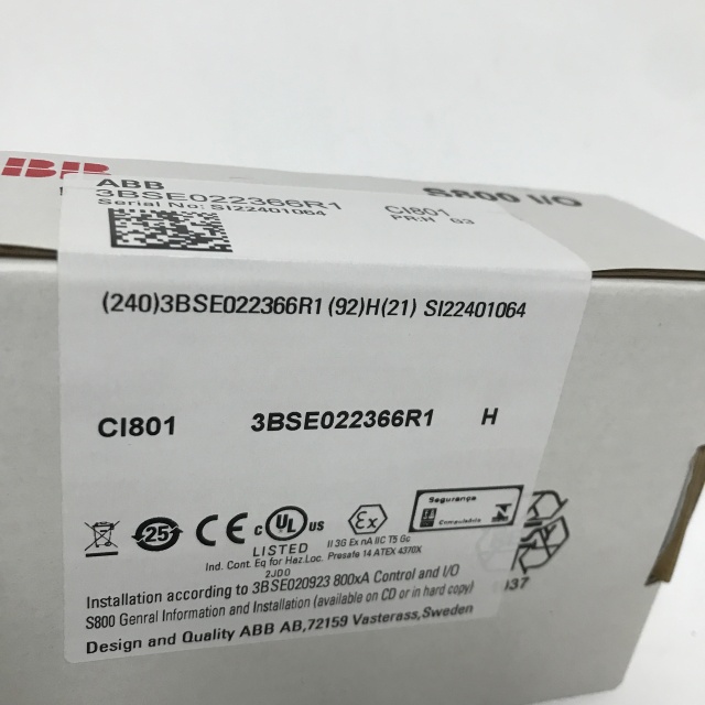 ABB PLC communication module CI801 3BSE022366R1