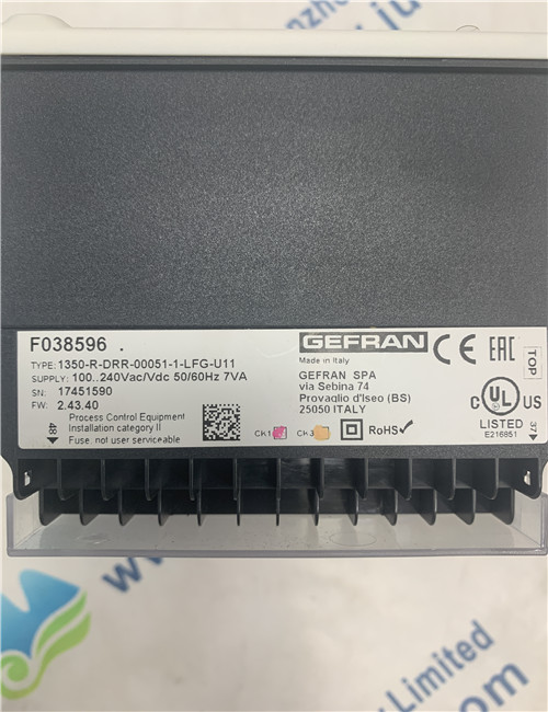 GEFRAN 1350-R-DRR-00051-1-LFG-U11 (F038596) Controller