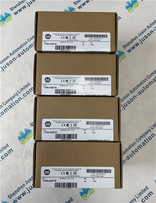 Allen Bradley PLC input and output module 1769-AENTR 