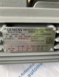 SIEMENS 1LE0001-0EC42-1FA4 SIMOTICS SD low voltage motor
