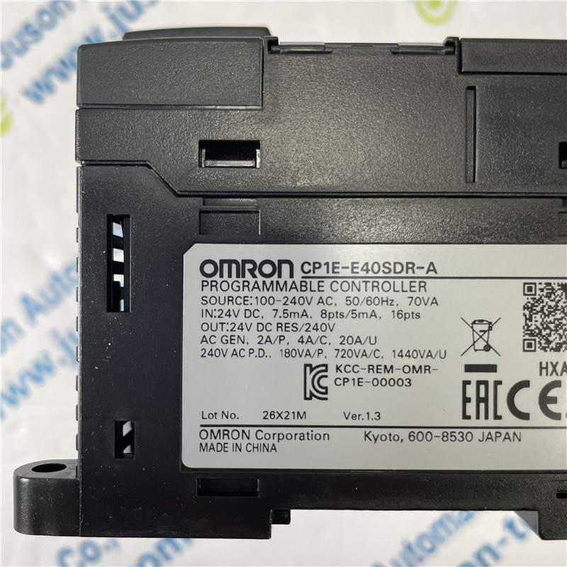 OMRON Programming Controller CP1E-E40SDR-A