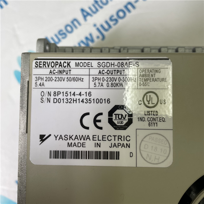 YASKAWA Servo Drive SGDH-08AE-S