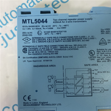 MTL Isolated Safety Barrier MTL5044
