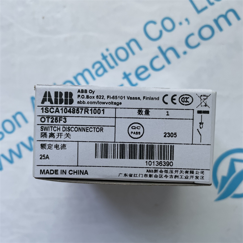 ABB isolating switch OT25F3