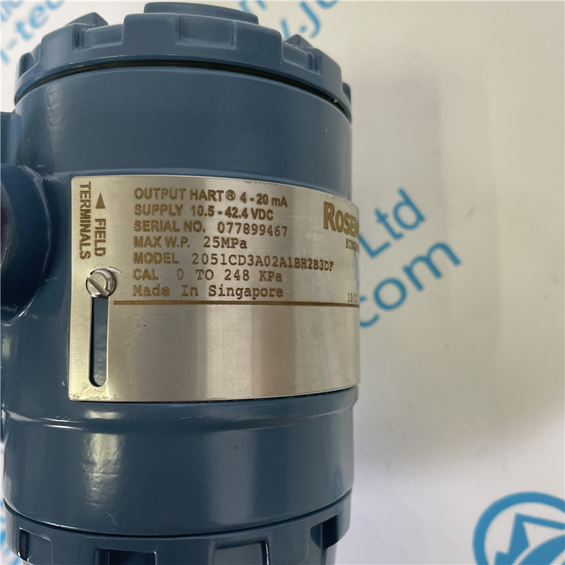 EMERSON Rosemount Pressure Transmitter 2051CD3A02A1BH2B2DF