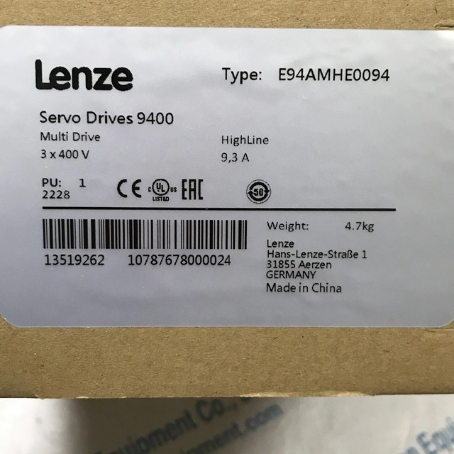 LENZE Server frequency converter E94AMHE0094