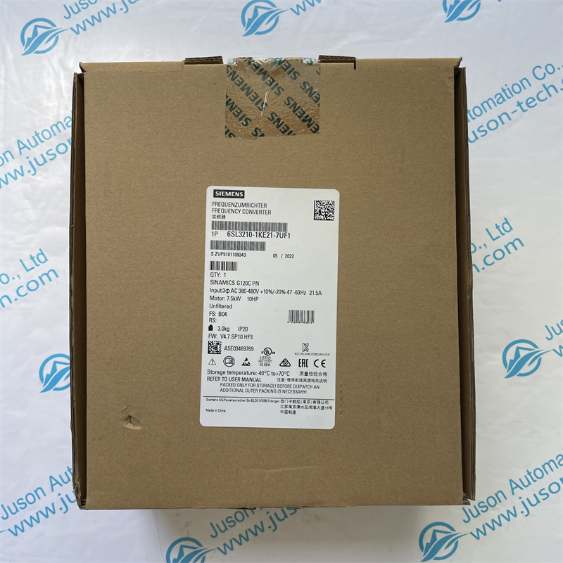 SIEMENS inverter 6SL3210-1KE21-7UF1