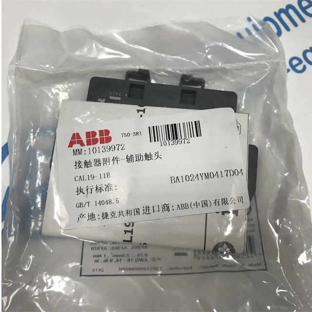 ABB Contactor Accessory Contacts CAL19-11B