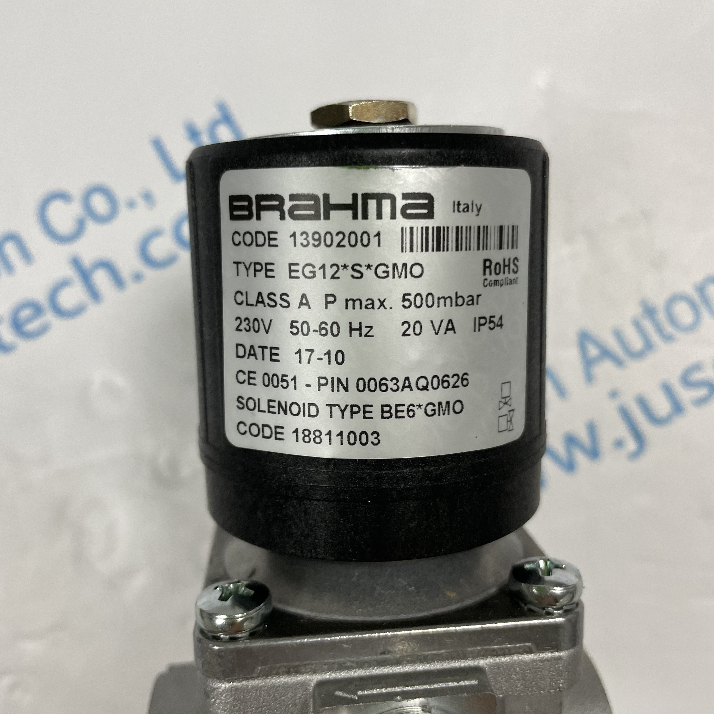 Brahma gas solenoid valve EG12 S GMO 13902001