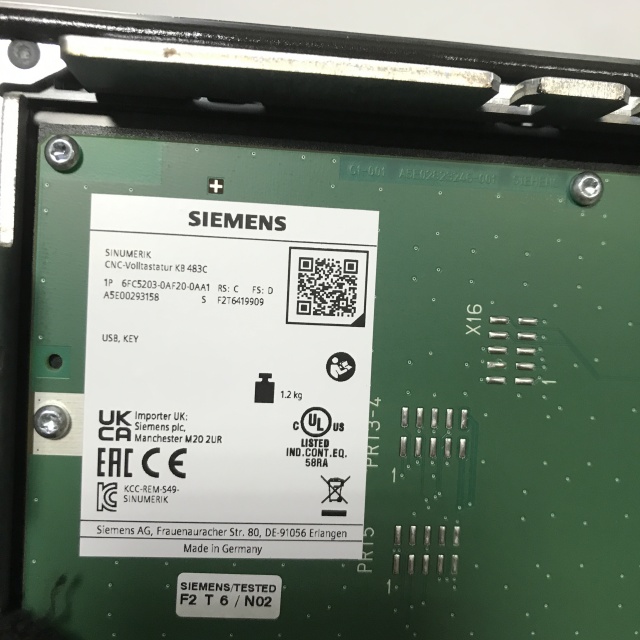 SIEMENS Button panel 6FC5203-0AF20-0AA1