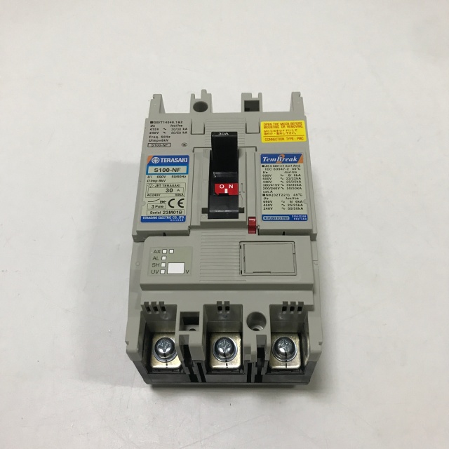 Terasaki circuit breaker S100-NF 3P 30A